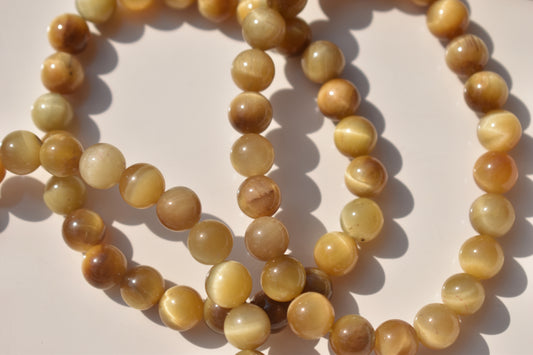 Honey Tigers Eye Crystal Bracelet | Confidence & Empowerment