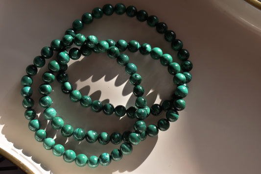 Malachite Crystal Bracelet | Protection & Transformation